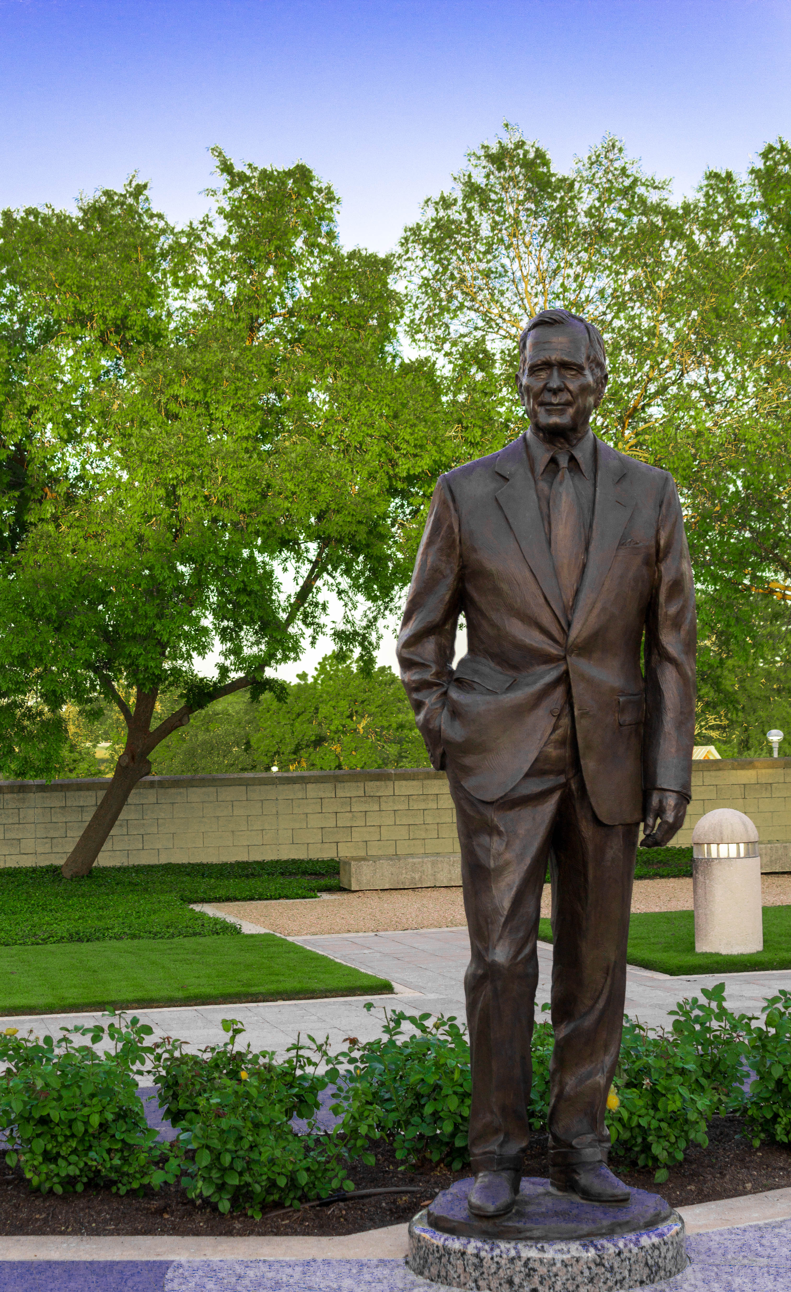 George H.W. Bush statue