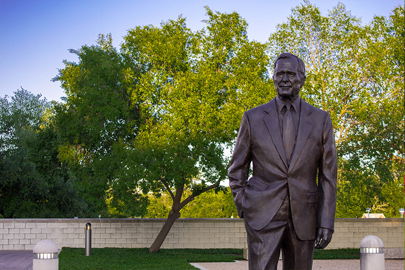 George H.W. Bush statue